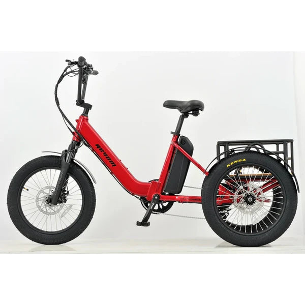 REVOM T1 Mover Urban Cargo Electric Trike - Top Speed 15.5mph | 35mi Range | 250W Power