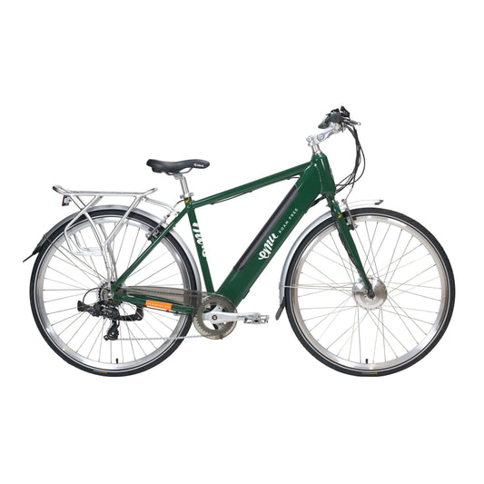 EMU Roam Crossbar Hybrid City Electric Bike - Top Seep 15.5mph | 70mi Range | 250W Power