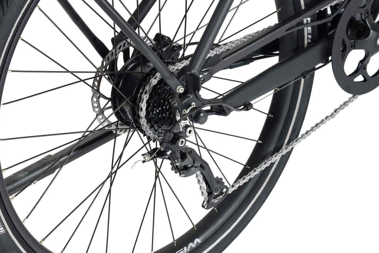 WISPER TAILWIND Comfort Crossbar Electric Bike - Top Speed 15.5mph | 50-70mi Range | 250W Power