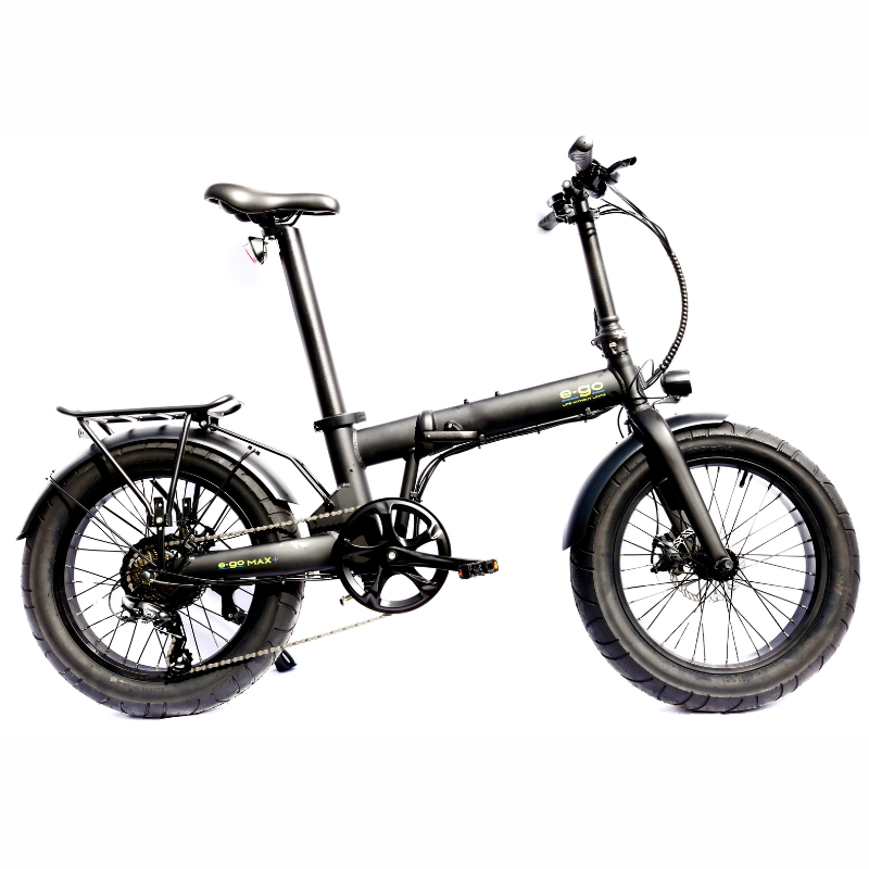 E-Go Max+ Folding Fat Tyre E-Bike 250w 15.5Mph