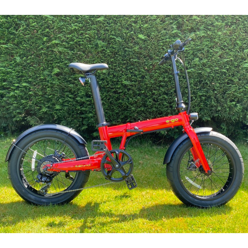 E-Go Max+ Folding Fat Tyre E-Bike 250w 15.5Mph
