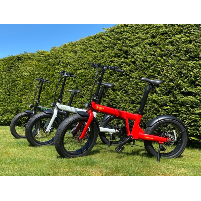 E-Go Max+ Folding Fat Tyre E-Bike 250w 15.5Mph