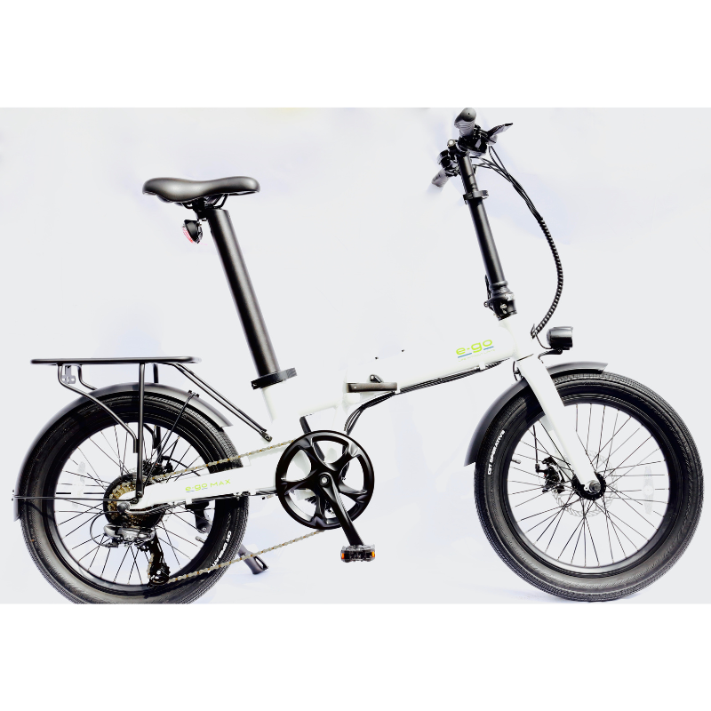 E-Go Max+ Folding Fat Tyre E-Bike 250w 15.5Mph
