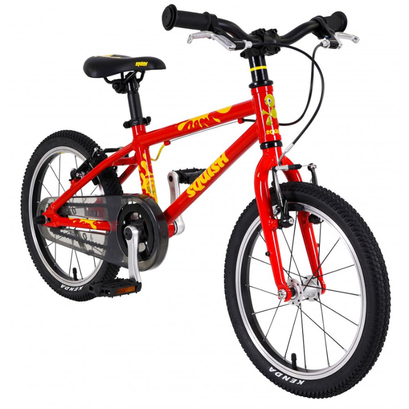 SQUISH 16 Kids Bike Red BMX (free sticker set)