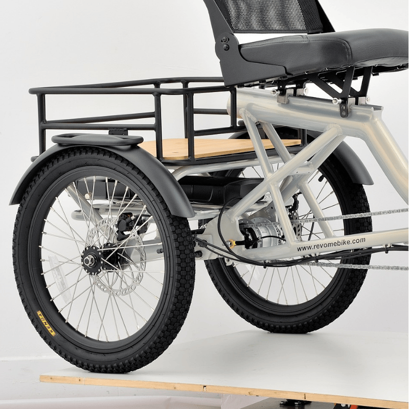 REVOM T4 Semi Recumbent Foldable Electric Tricycle - Top Speed 15.5mph | 35mile Range | 90Nm Torque | 250W Power