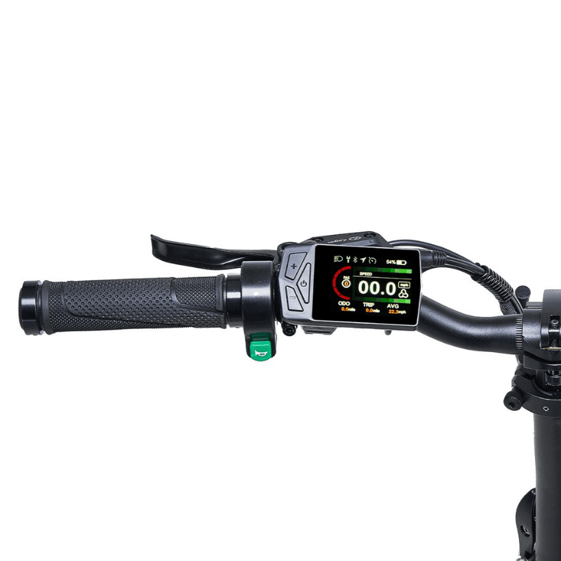 HYGGE Vester Step All Terrain Foldable Fat Tyres Electric Bike- Top Speed 15.5mph | 50mi Range | 48V Battery | 250W Power - Onyx Black