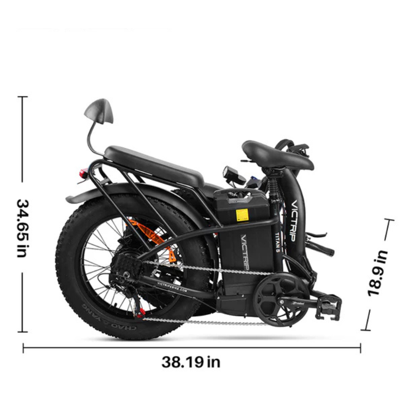VICTRIP TITAN S Foldable E-bike 250w 15.5mph 298km
