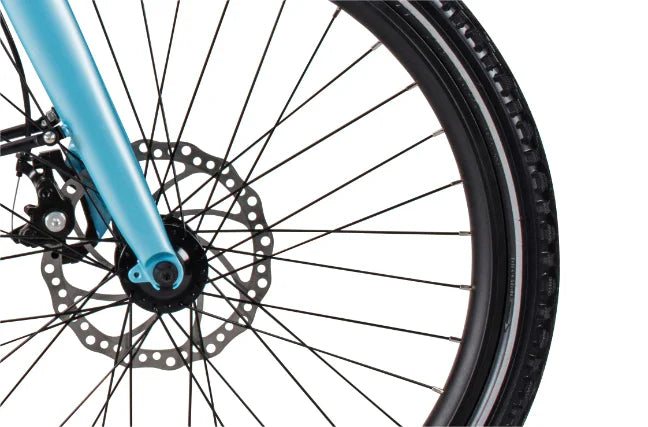 WISPER 705 24" Step Through Electric Bike - Top Speed 15.5mph | 30-85mi Range | 250W Power