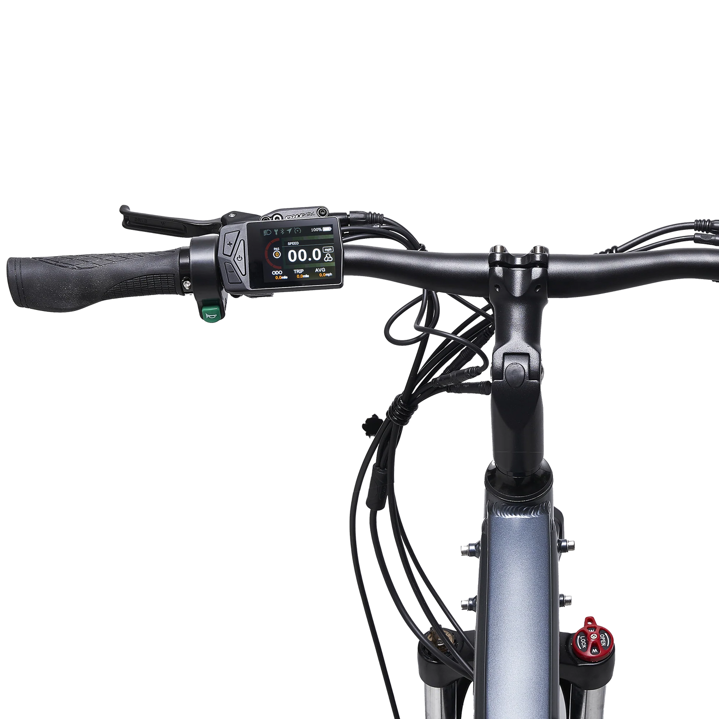 HYGEE AARHUS Urban Explorer Crossbar Electric Bike - Top Speed 15.5mph | 50mi Range | 250W Power - Graphite Grey