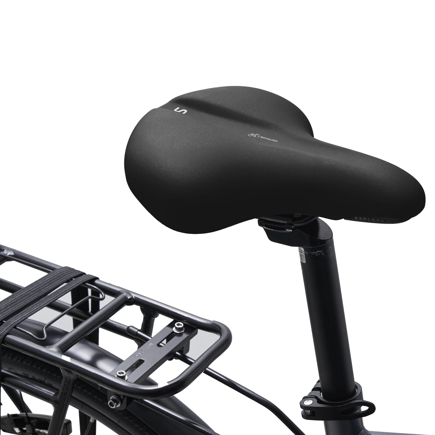HYGEE AARHUS Urban Explorer Crossbar Electric Bike - Top Speed 15.5mph | 50mi Range | 250W Power - Graphite Grey