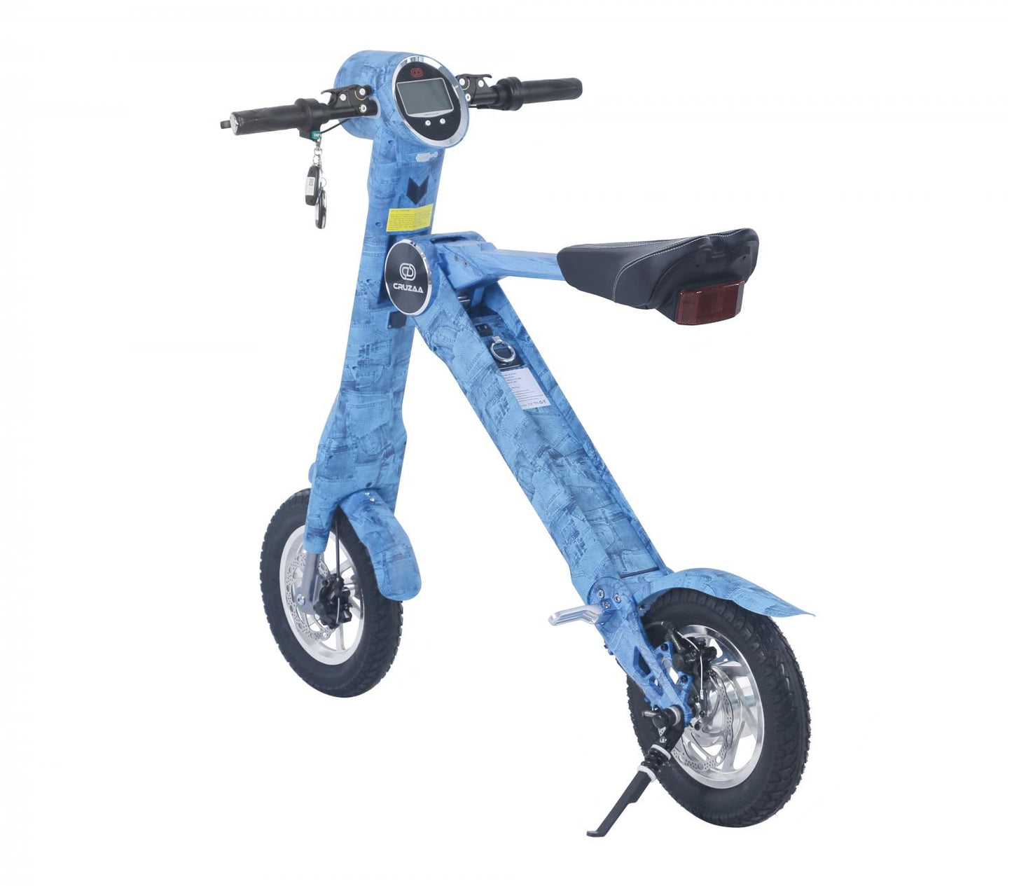CRUZAA Electric Scooter Pro Limited Edition - Top Speed 22mph | 35mi Range | 350W Power - Denim Blue