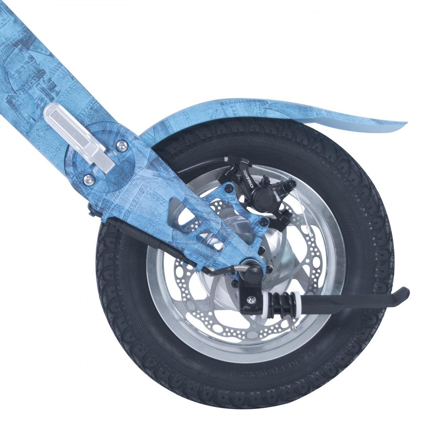 CRUZAA Electric Scooter Pro Limited Edition - Top Speed 22mph | 35mi Range | 350W Power - Denim Blue