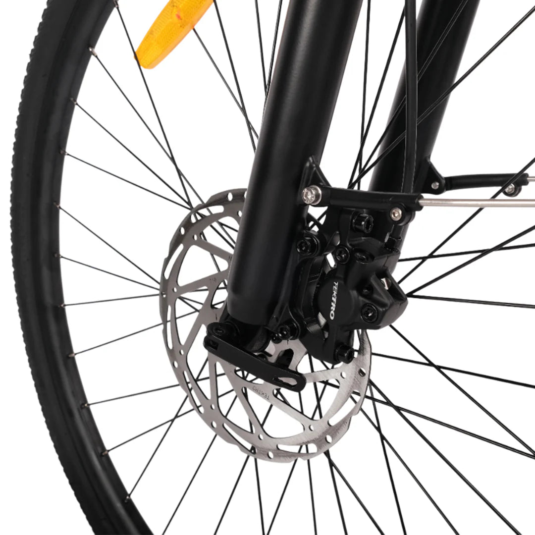 HYGEE AARHUS Urban Explorer Crossbar Electric Bike - Top Speed 15.5mph | 50mi Range | 250W Power - Graphite Grey