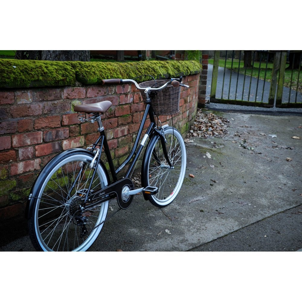 DAWES Heritage Classic 6 Speed Traditional Bicycle Black