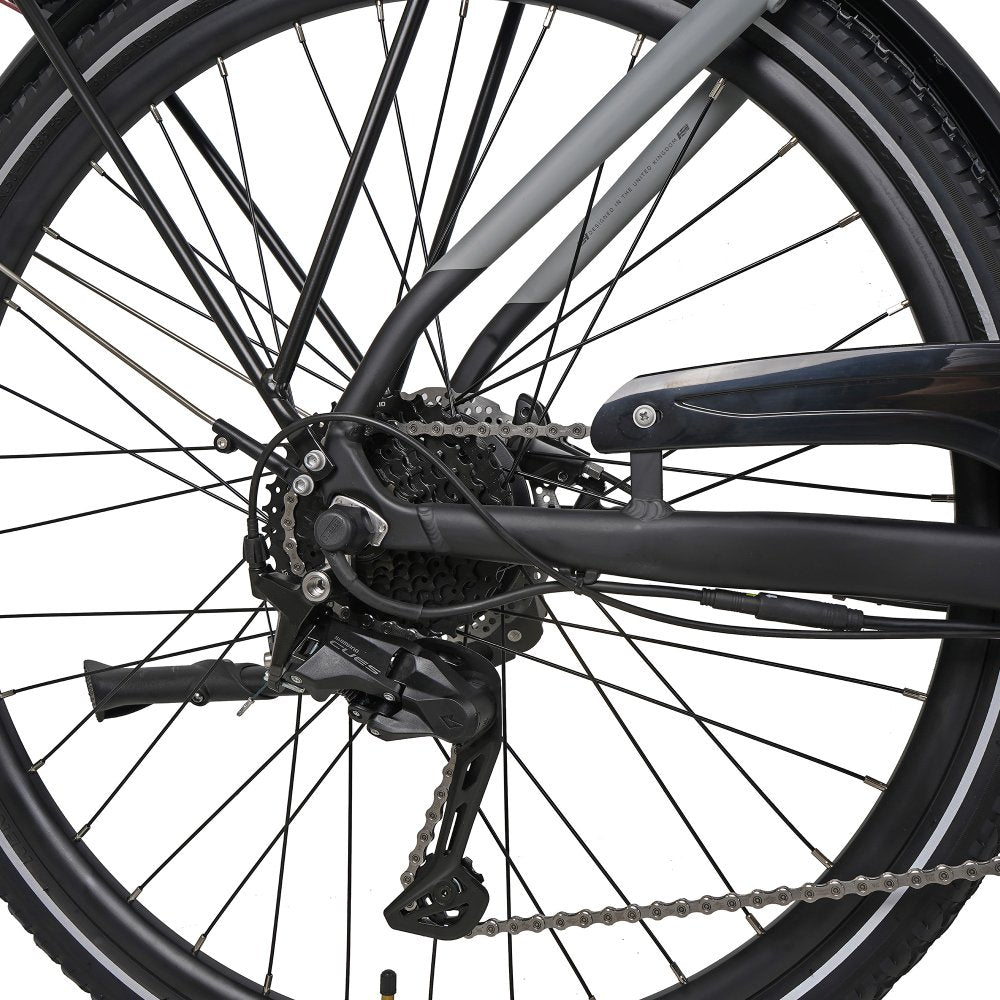 DAWES Spire 2.0 Cues Low Step Hybrid Electric Bike - Top Speed 15.5mph | 60mi Range | 250W Power