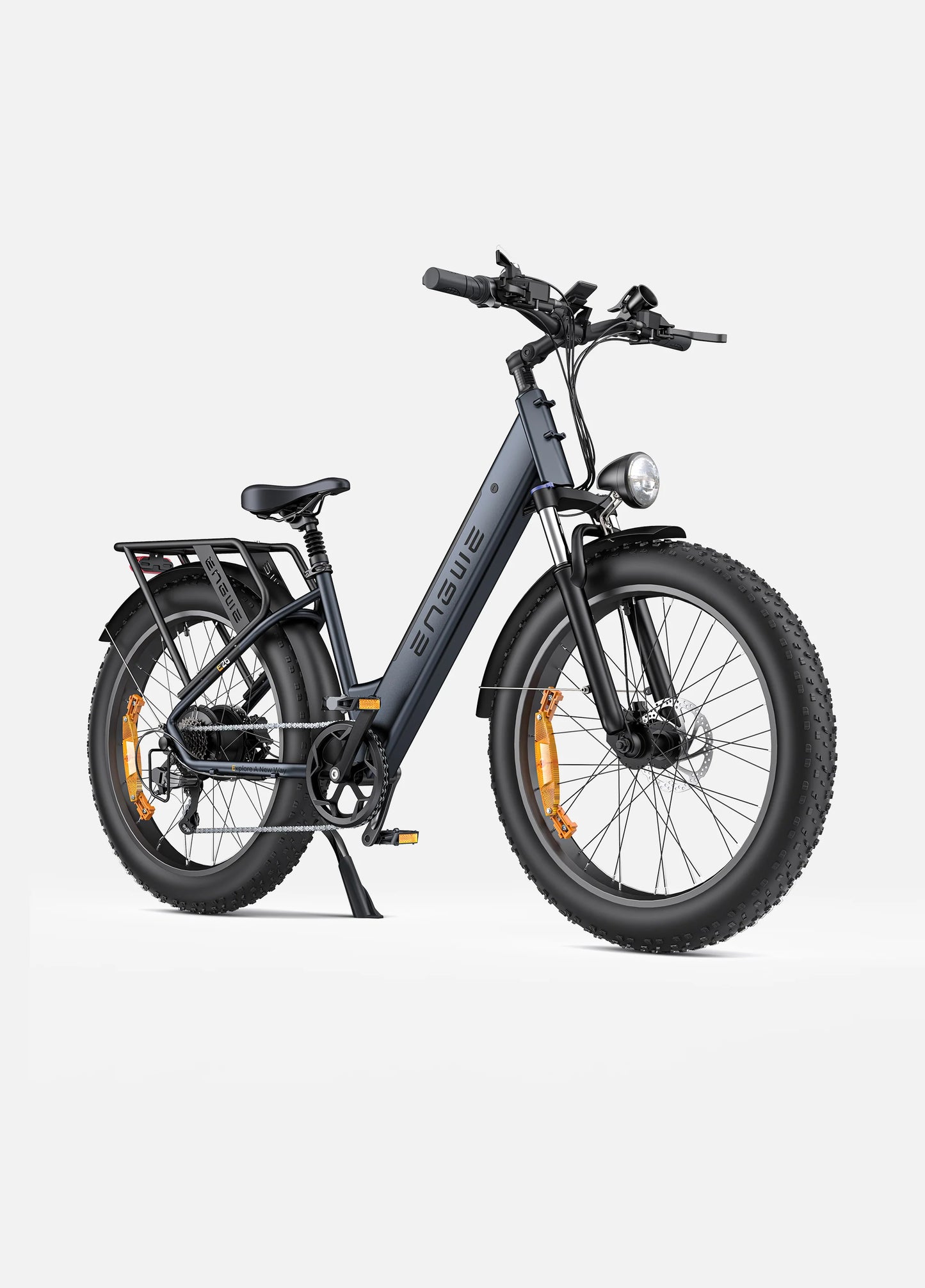ENGWE E26 All-Terrain Electric Bike Duel Suspension 26" - Top Speed 15.5mph | 87mi Range | 250W Power