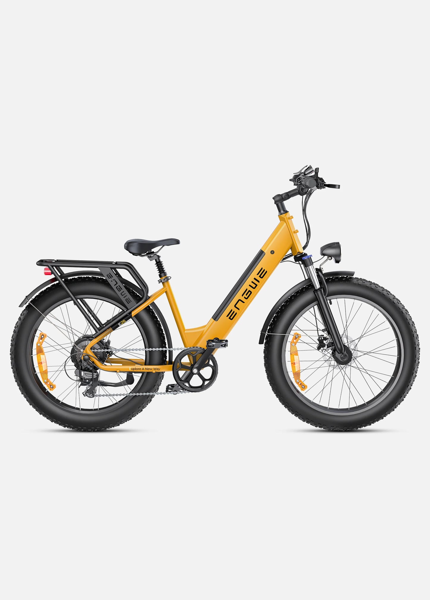 ENGWE E26 All-Terrain Electric Bike Duel Suspension 26" - Top Speed 15.5mph | 87mi Range | 250W Power