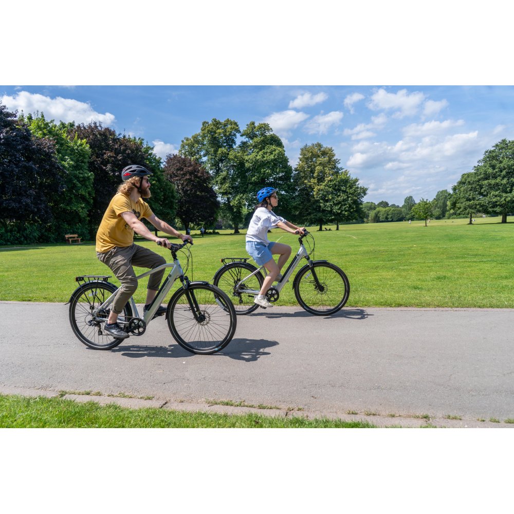 FALCON Horizon Crossbar Hybrid Electric Bike 19" - Top Speed 15.5mph | 40mi Range | 32Nm Torque |250W Power