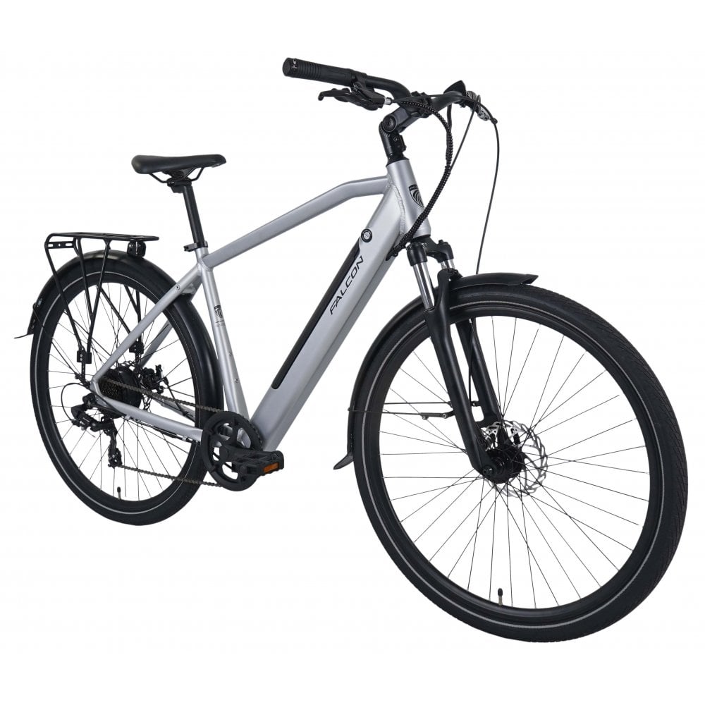 FALCON Horizon Crossbar Hybrid Electric Bike 19" - Top Speed 15.5mph | 40mi Range | 32Nm Torque |250W Power