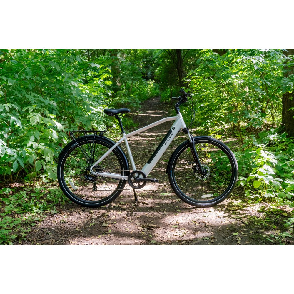 FALCON Horizon Crossbar Hybrid Electric Bike 19" - Top Speed 15.5mph | 40mi Range | 32Nm Torque |250W Power