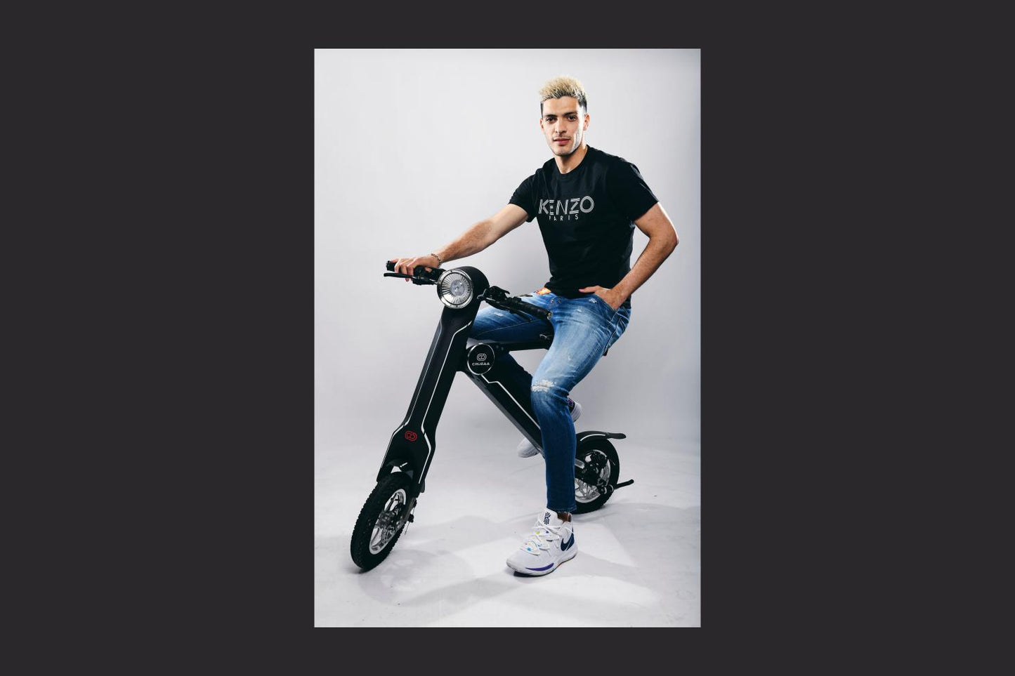 CRUZAA Pro Racing E-Scooter Bluetooth Speakers - Top Speed 15.5mph | 35mi Range | 350W Power