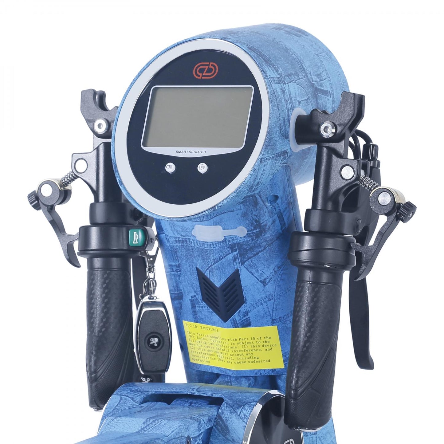 CRUZAA Electric Scooter Pro Limited Edition - Top Speed 22mph | 35mi Range | 350W Power - Denim Blue