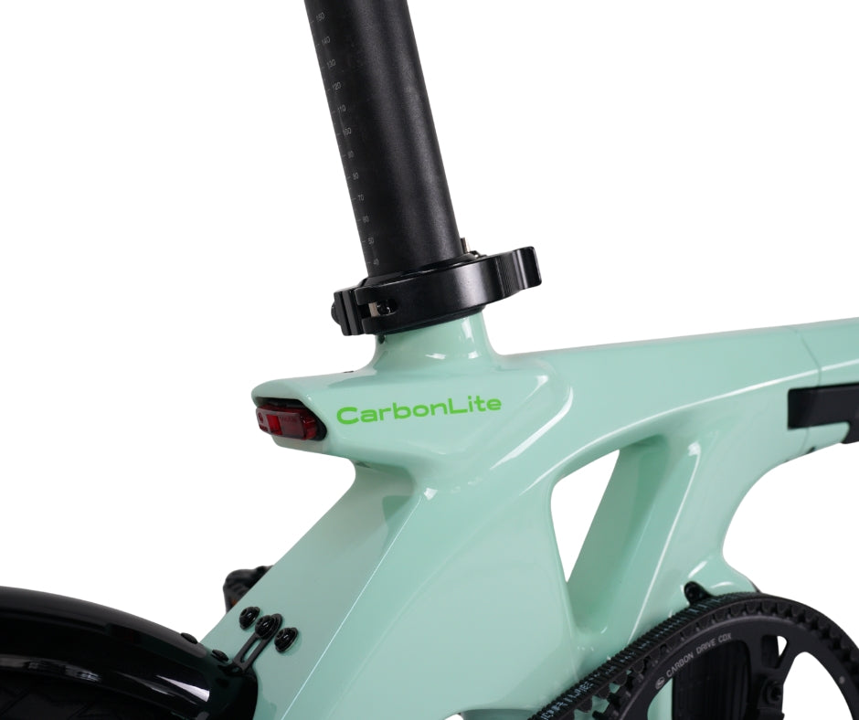 E_GO CARBON LITE 3S Carbon Fiber Folding E-Bike 75Nm 15.3KG 15.5MPH 250w