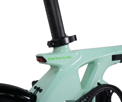 E_GO CARBON LITE 3S Carbon Fiber Folding E-Bike 75Nm 15.3KG 15.5MPH 250w