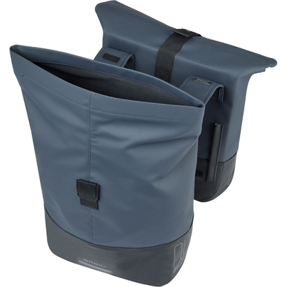 Basil Cove Double Pannier Bag 32L – Recycled Water-Resistant Bike Bag for Rear Rack