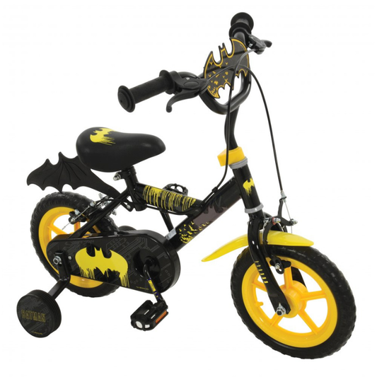 Batman 12” Kids Bike with Stabilisers – First Pedal Bike for Ages 3+ | UK