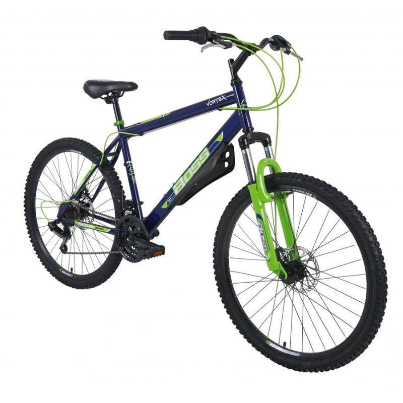 Boss Vortex 26” Mountain Bike – Hardtail MTB with Disc Brakes & 18 Speed Gears | UK