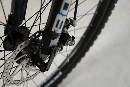 Boss Stealth 26” Mountain Bike Black/Blue – 21 Speed Full Suspension MTB with Disc Brakes | UK