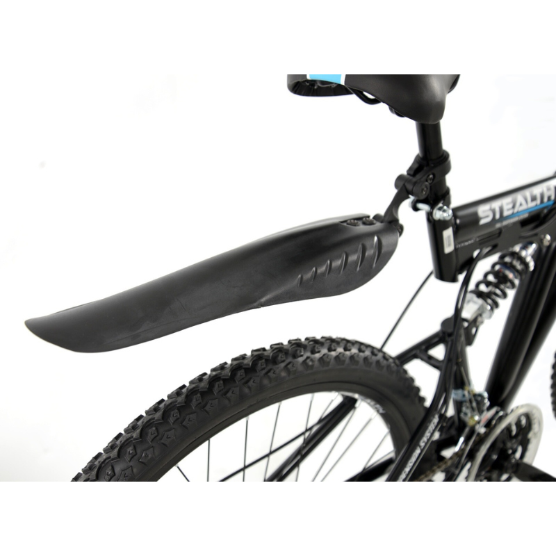 Boss Stealth 26” Mountain Bike Black/Blue – 21 Speed Full Suspension MTB with Disc Brakes | UK