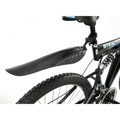 Boss Stealth 26” Mountain Bike Black/Blue – 21 Speed Full Suspension MTB with Disc Brakes | UK