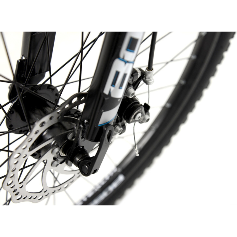 Boss Stealth 26” Mountain Bike Black/Blue – 21 Speed Full Suspension MTB with Disc Brakes | UK
