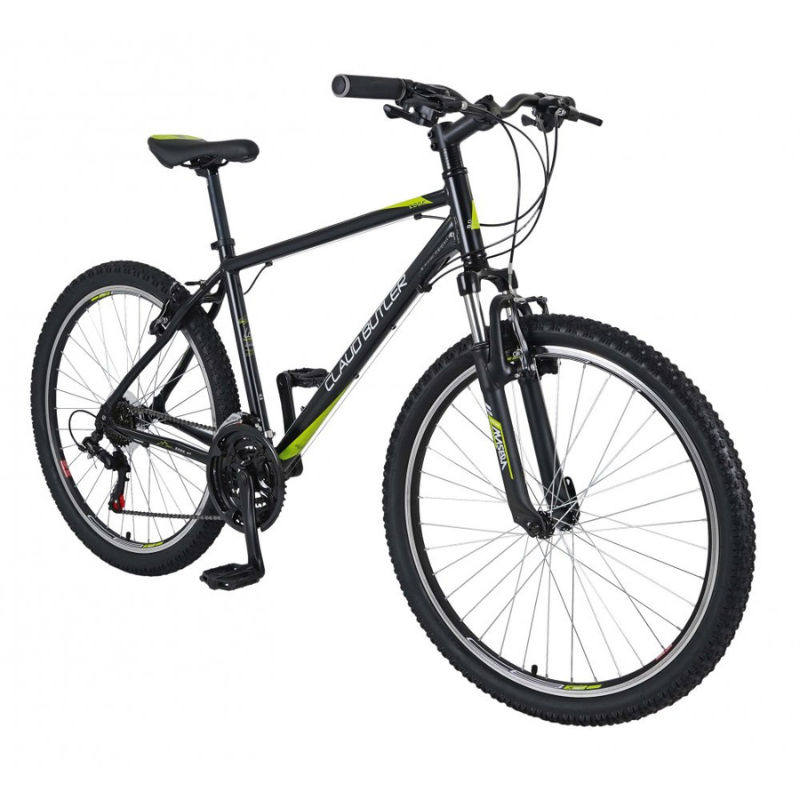 Claud Butler Edge HT Mountain Bike – 26” Alloy Hardtail, 18 Speed Shimano Gears