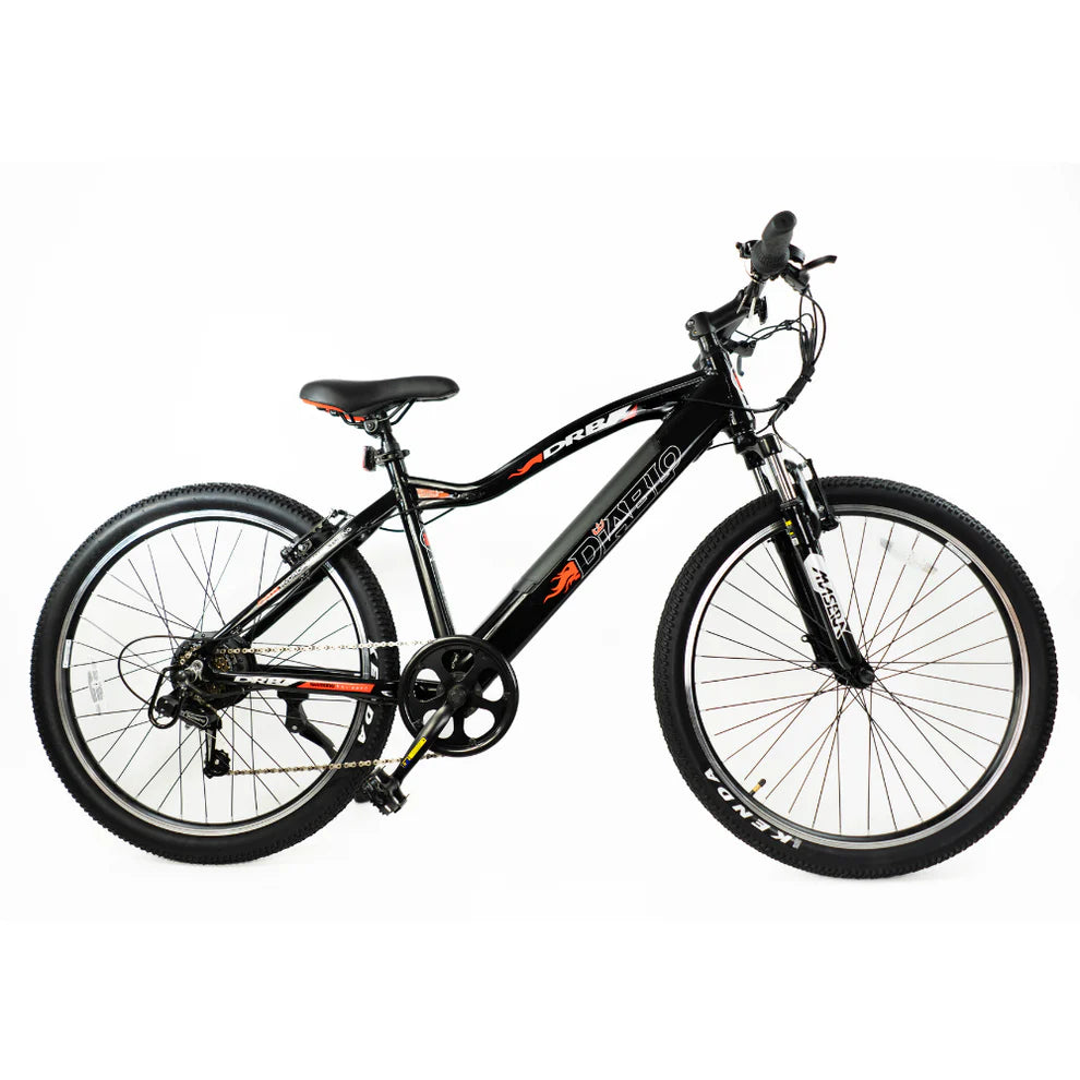 DALLINGRIDGE Diablo Hard Tail Electric Mountain Bike - Top Speed 15.5mph | 25mi Range | 250W Power