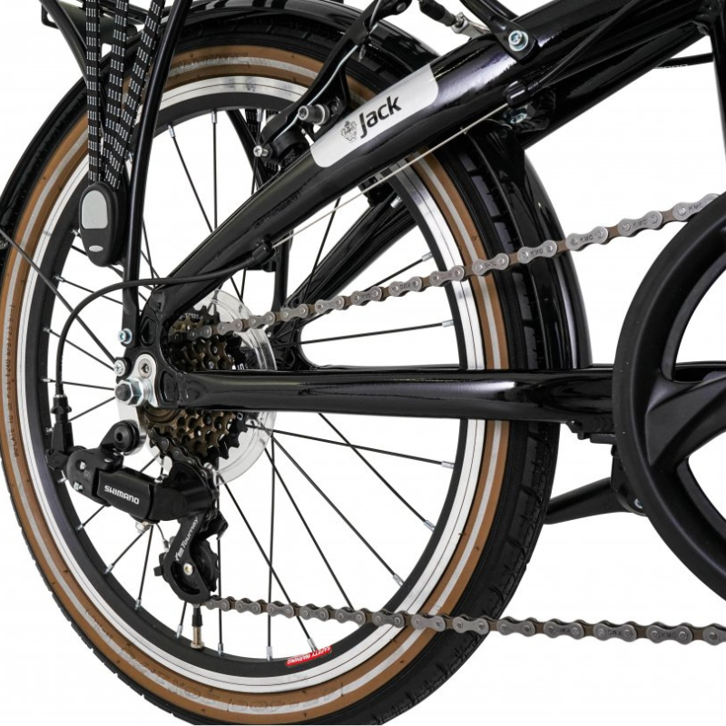 Dawes Jack Folding Bike – Lightweight 20” 7-Speed Compact Commuter Bicycle