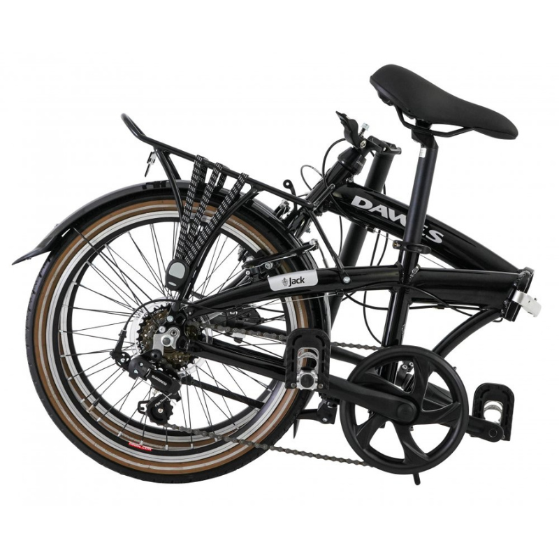 Dawes Jack Folding Bike – Lightweight 20” 7-Speed Compact Commuter Bicycle