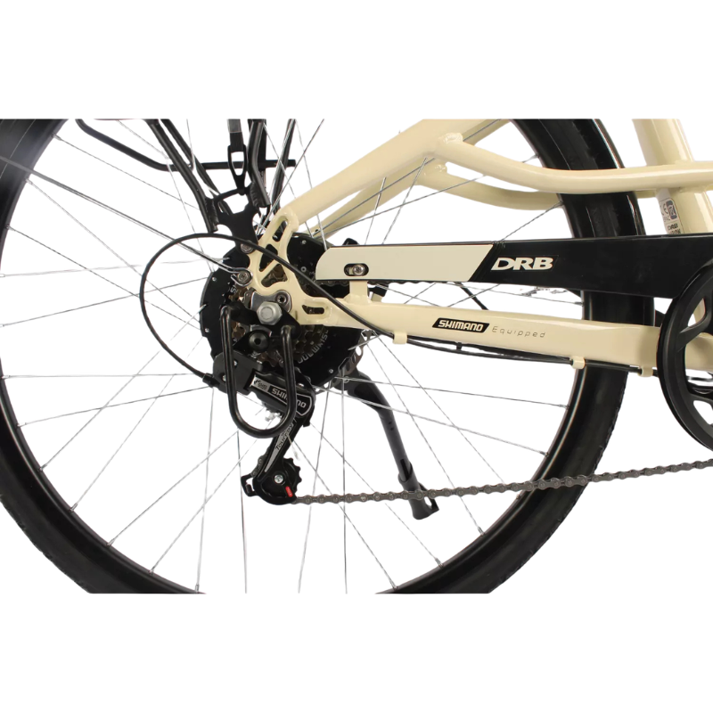 Dallingridge Harlow V3 Step Through Hybrid Electric Bike 700c 14Ah – Cream