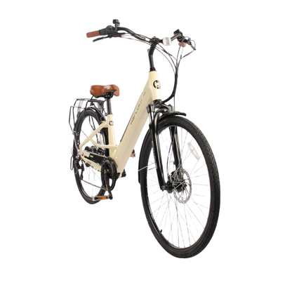 Dallingridge Harlow V3 Step Through Hybrid Electric Bike 700c 14Ah – Cream