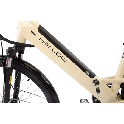 Dallingridge Harlow V3 Step Through Hybrid Electric Bike 700c 14Ah – Cream