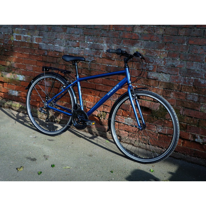 Dawes Venture 2.0 EQ Hybrid Bike – Lightweight Aluminium Commuter Bike with Rack & Mudguards