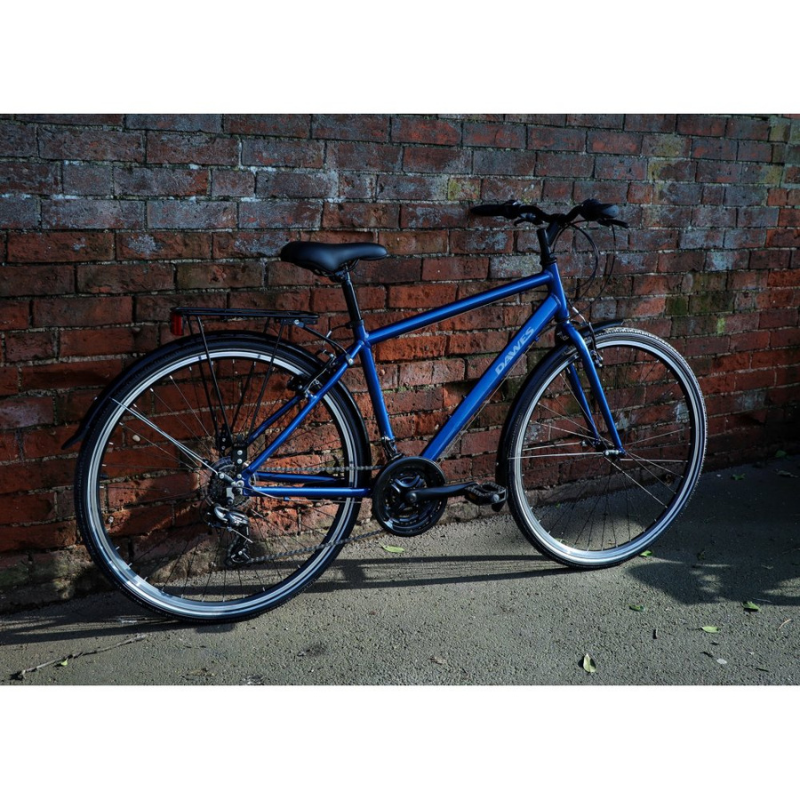 Dawes Venture 2.0 EQ Hybrid Bike – Lightweight Aluminium Commuter Bike with Rack & Mudguards