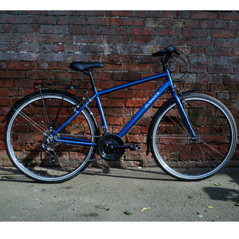 Dawes Venture 2.0 EQ Hybrid Bike – Lightweight Aluminium Commuter Bike with Rack & Mudguards