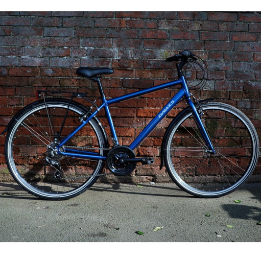 Dawes Venture 2.0 EQ Hybrid Bike – Lightweight Aluminium Commuter Bike with Rack & Mudguards