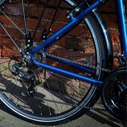 Dawes Venture 2.0 EQ Hybrid Bike – Lightweight Aluminium Commuter Bike with Rack & Mudguards