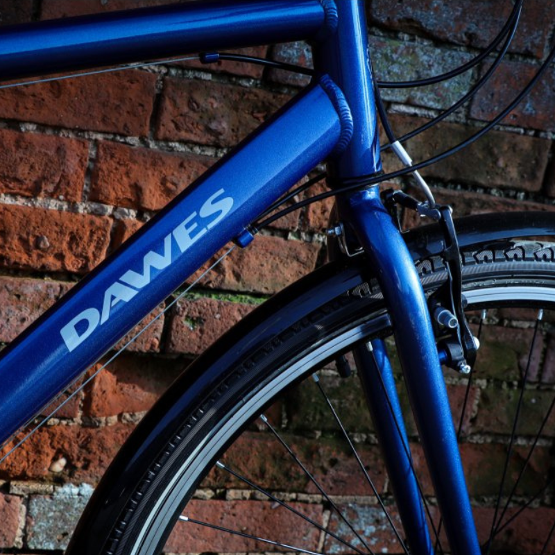 Dawes Venture 2.0 EQ Hybrid Bike – Lightweight Aluminium Commuter Bike with Rack & Mudguards