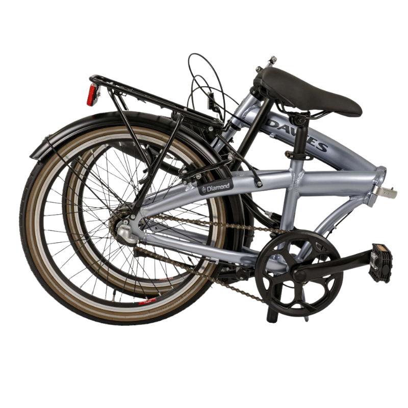 Dawes Diamond Folding Bike – 20” 3-Speed Folding Bicycle | Lightweight Commuter Bike UK