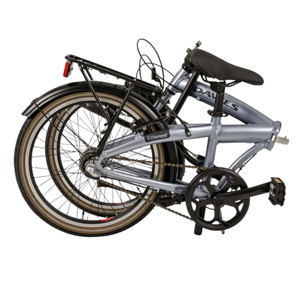 Dawes Diamond Folding Bike – 20” 3-Speed Folding Bicycle | Lightweight Commuter Bike UK